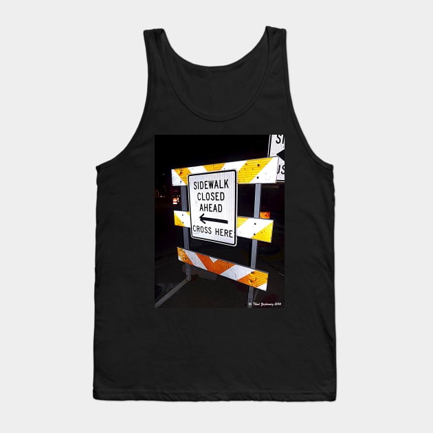 Sidewalk closed Tank Top by thadz